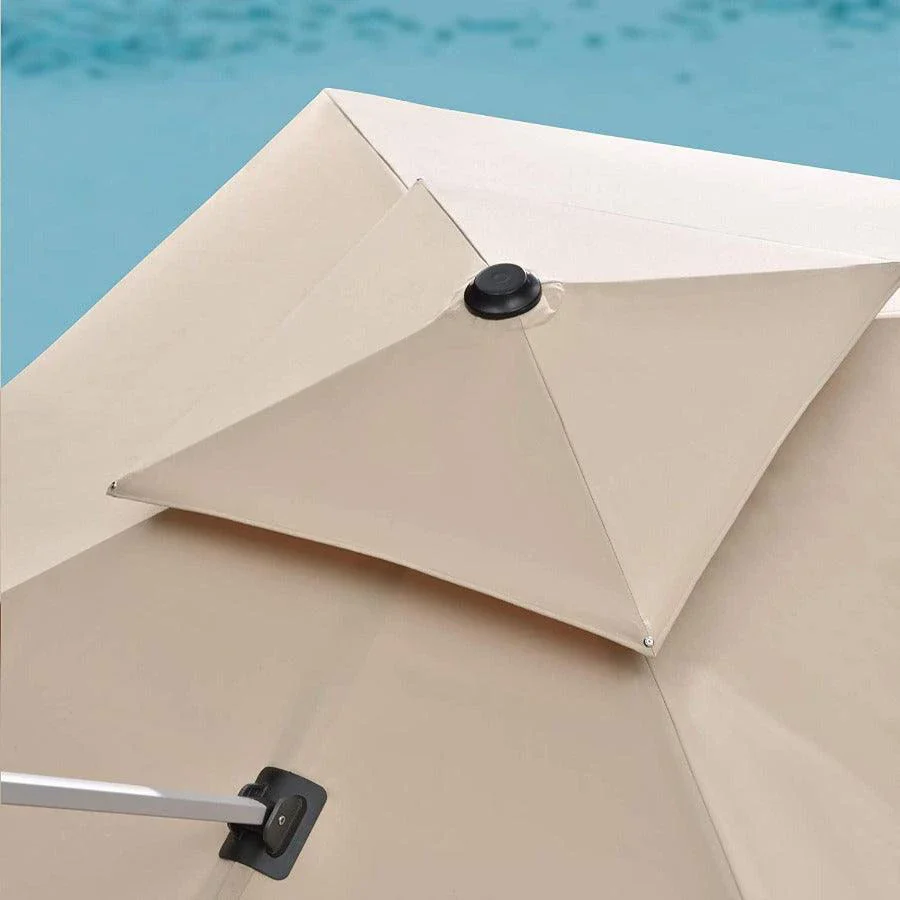 PURPLE LEAF Large Rectangular Porch Parasol Outside Cantilever Patio Yard Parasol - Image 12