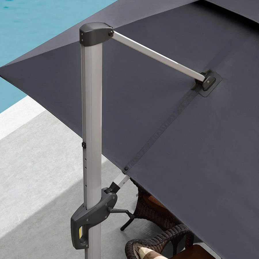 PURPLE LEAF Large Rectangular Porch Parasol Outside Cantilever Patio Yard Parasol - Image 48